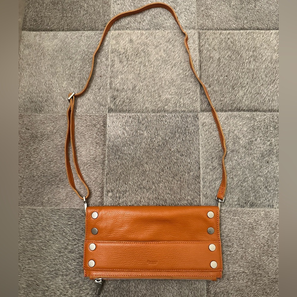 Hammitt Ryan Clutch Crossbody Combo in Candlelight Orange